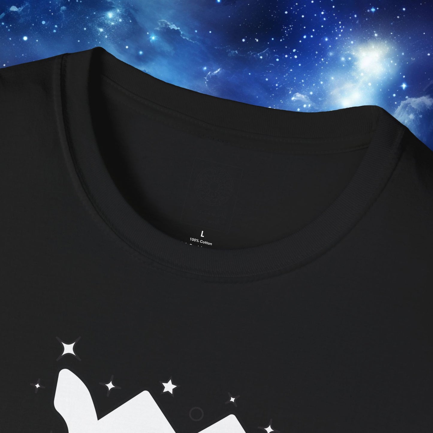 Astrology Zodiac Unisex Softstyle T-Shirt Leo and Scorpio With Love Description On Back