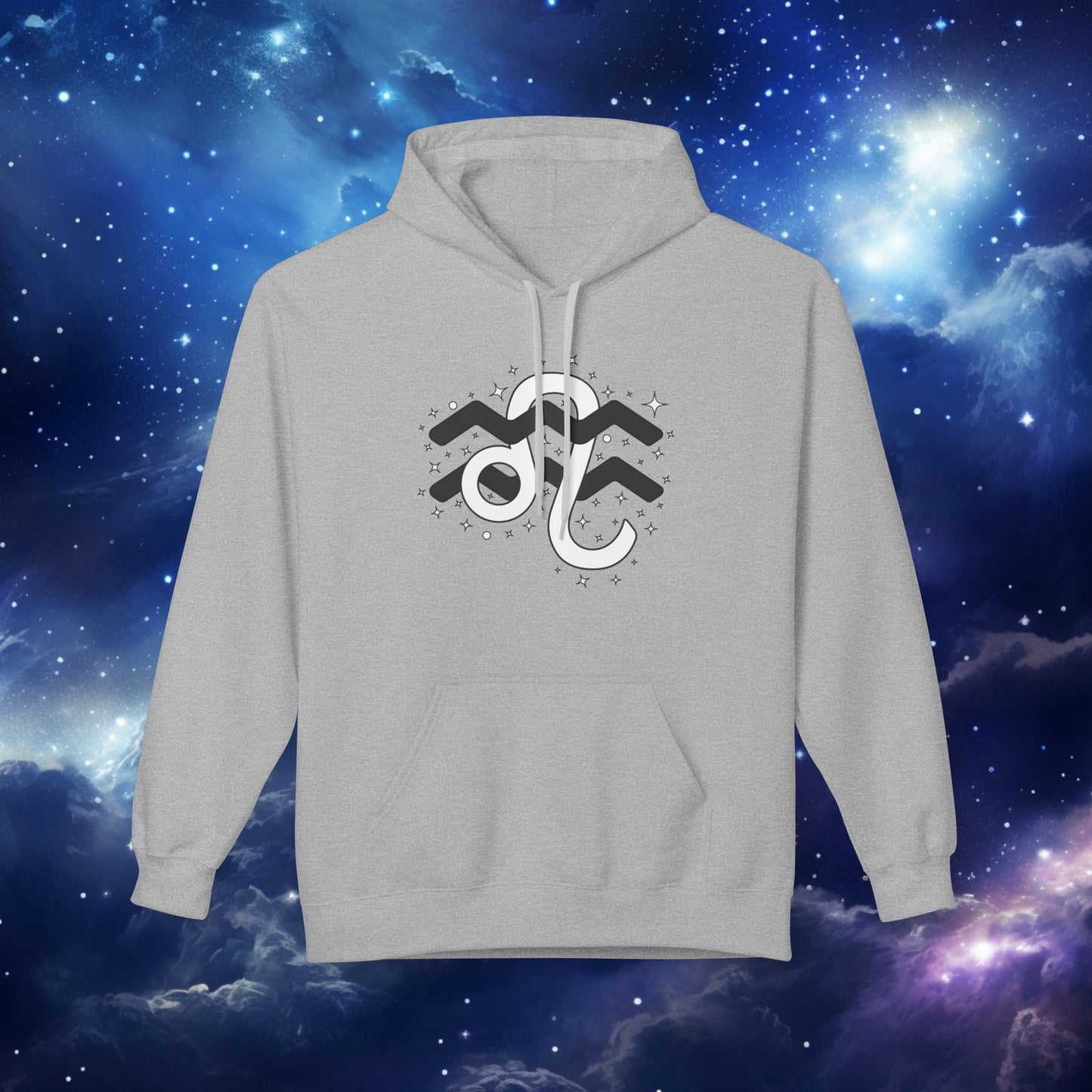 Astrology Zodiac Pairing Hoodie - Aquarius and Leo Love Description