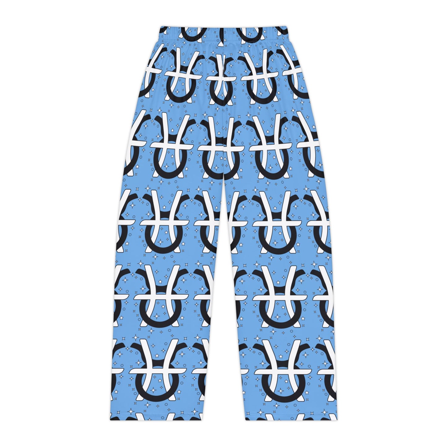Zodiac Pajama Pants for Women - Pisces and Taurus Signs Intertwined