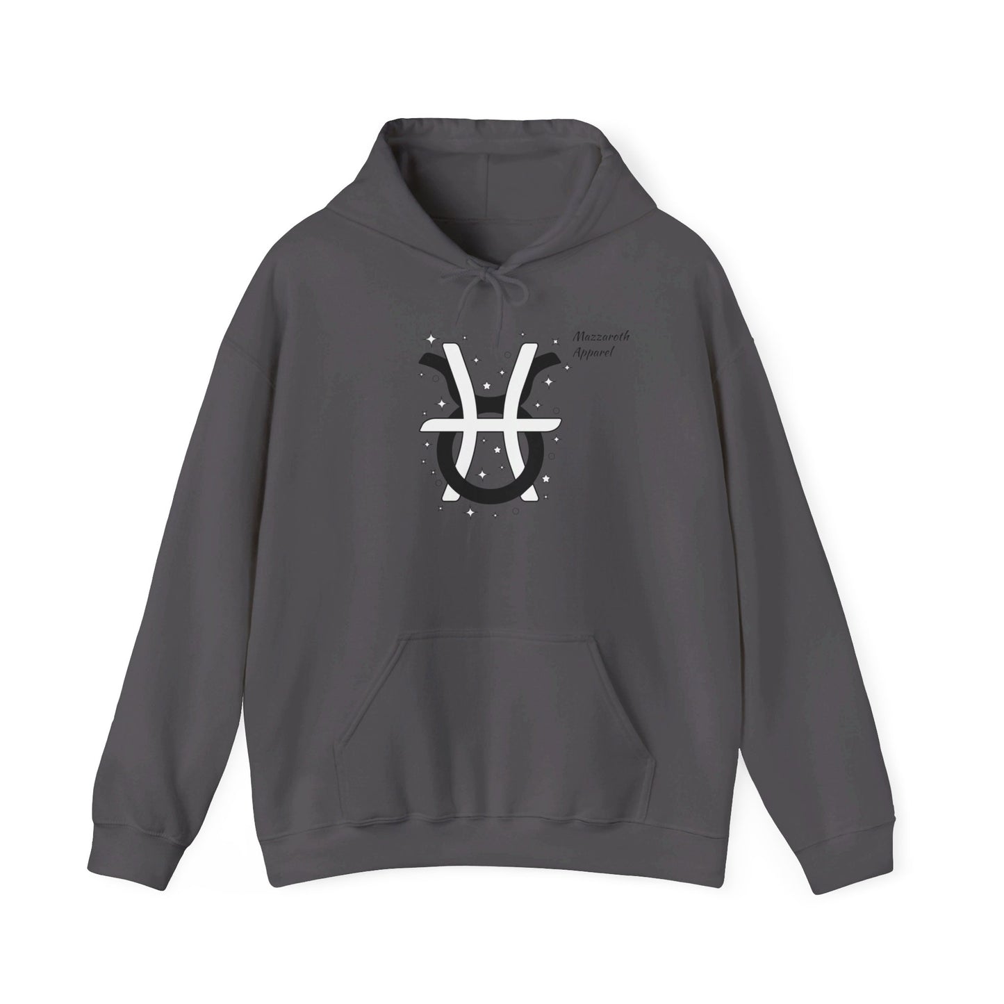 Couples Zodiac Hoodie with Taurus and Pisces Design 2