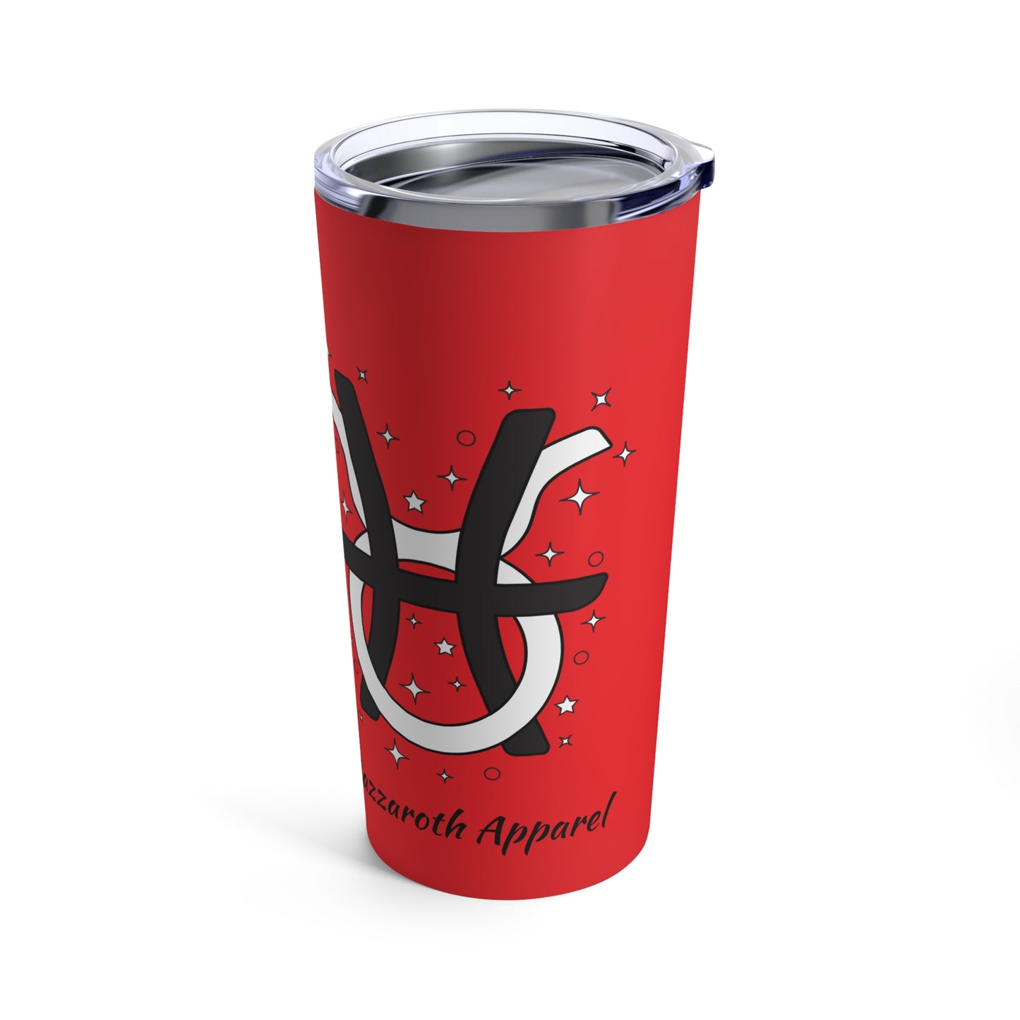 Tumbler 20oz Intertwined Pisces and Taurus Love Description