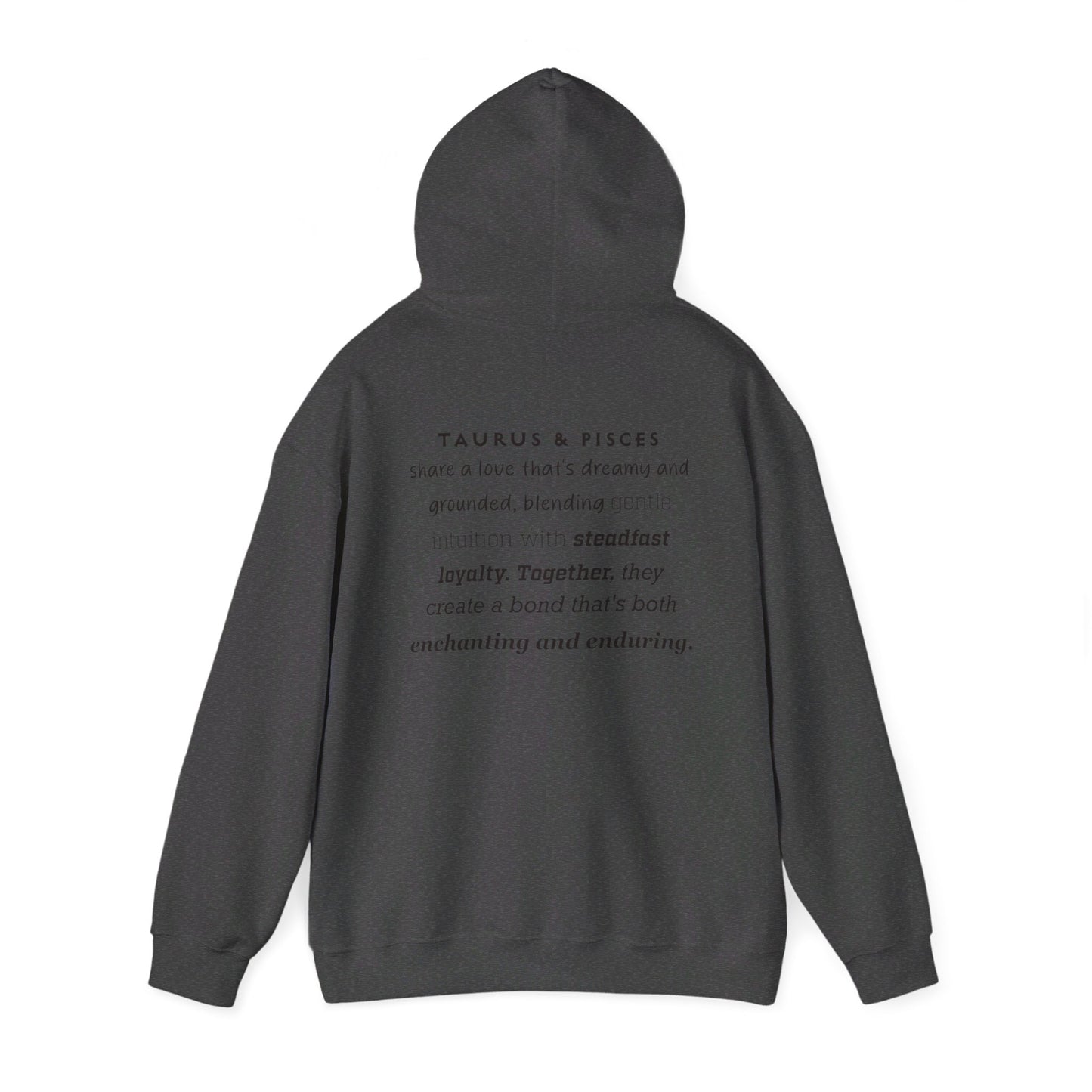 Zodiac Hoodie with Taurus and Pisces Design 2