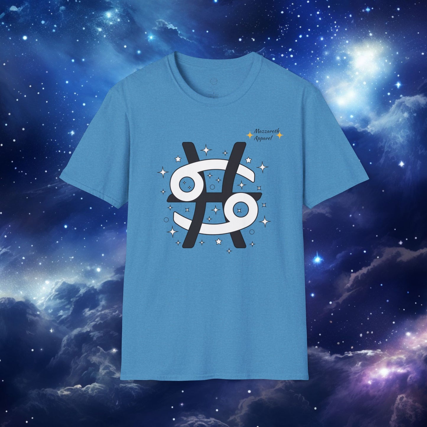 Pisces Cancer Astrology Unisex Tee, Zodiac Inspired T-shirt, Custom Personalized Tee, Sweetest Day Gift for Him