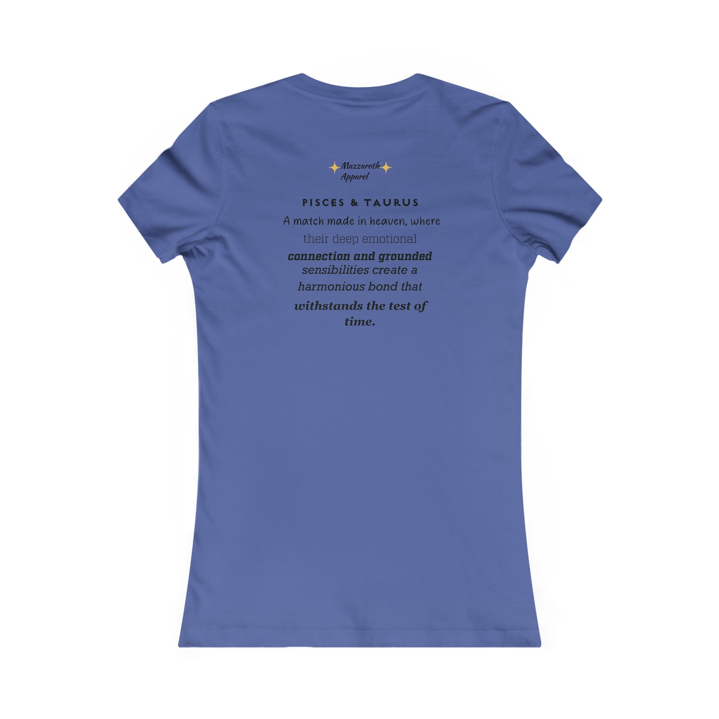Women's Favorite Tee Pisces/Taurus Couples Shirt 2