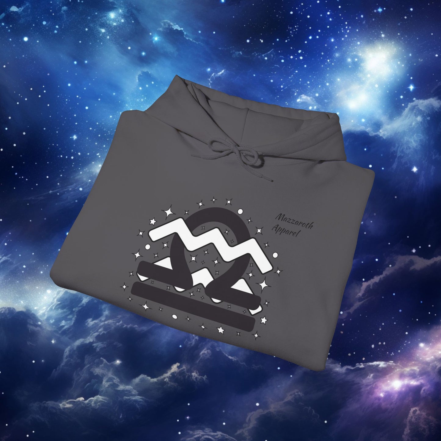 Astrology Zodiac Hoodie - Libra and Aquarius Love Description