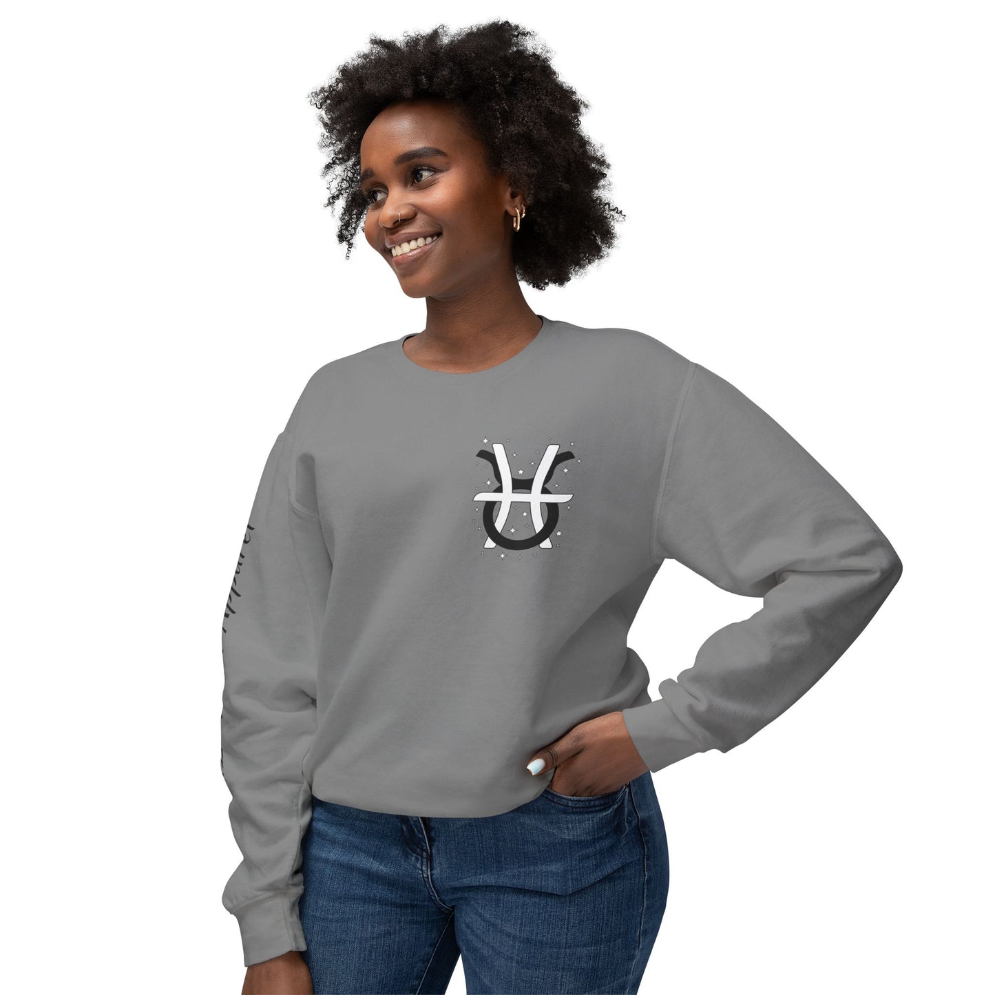 Astrology Unisex Sweatshirt - Taurus/Pisces Love Symbols