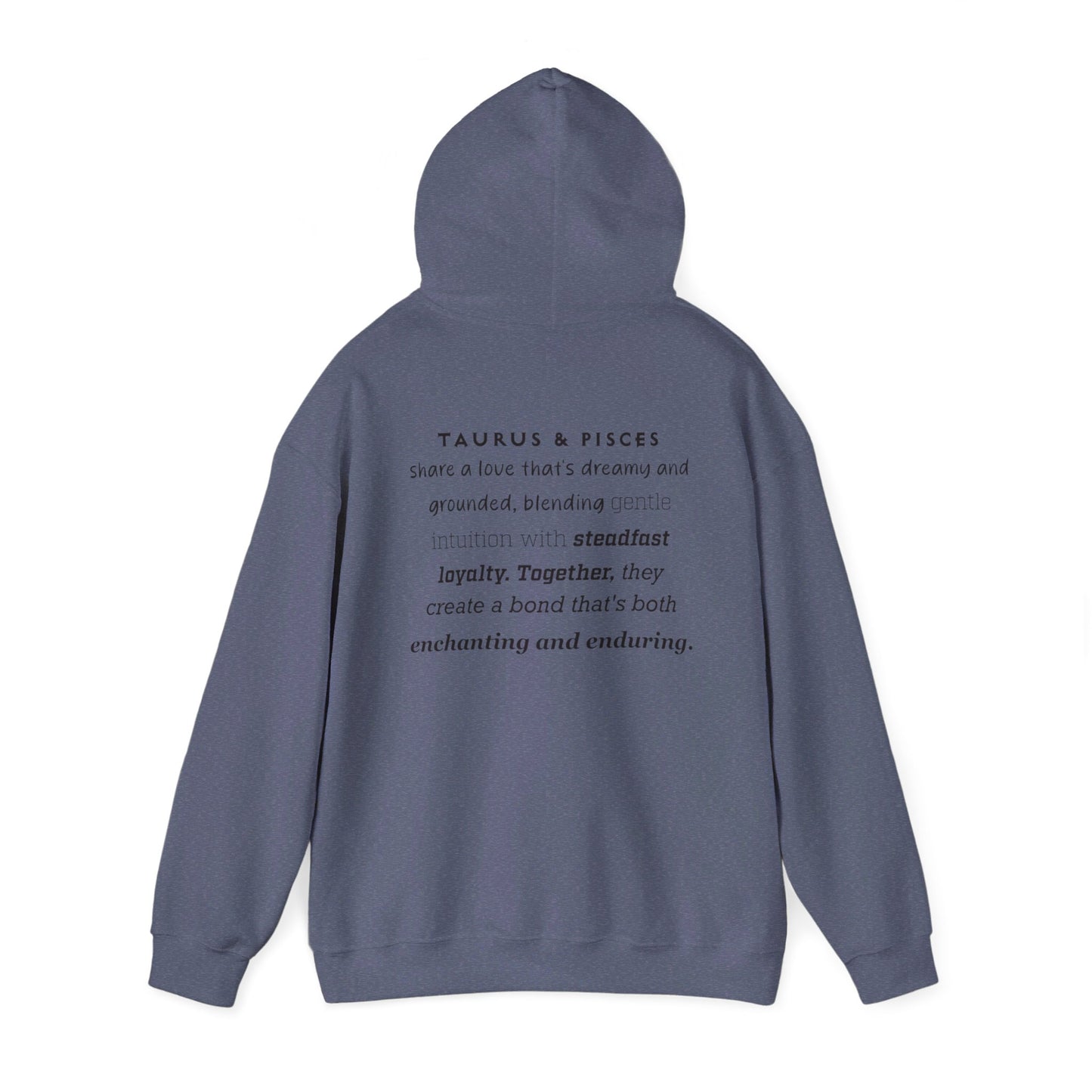 Zodiac Hoodie with Taurus and Pisces Design 2