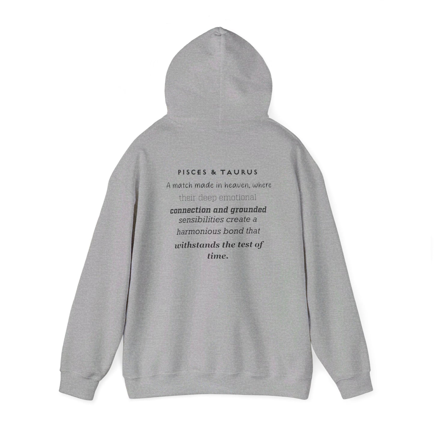 Zodiac Hoodie with Pisces and Taurus Design