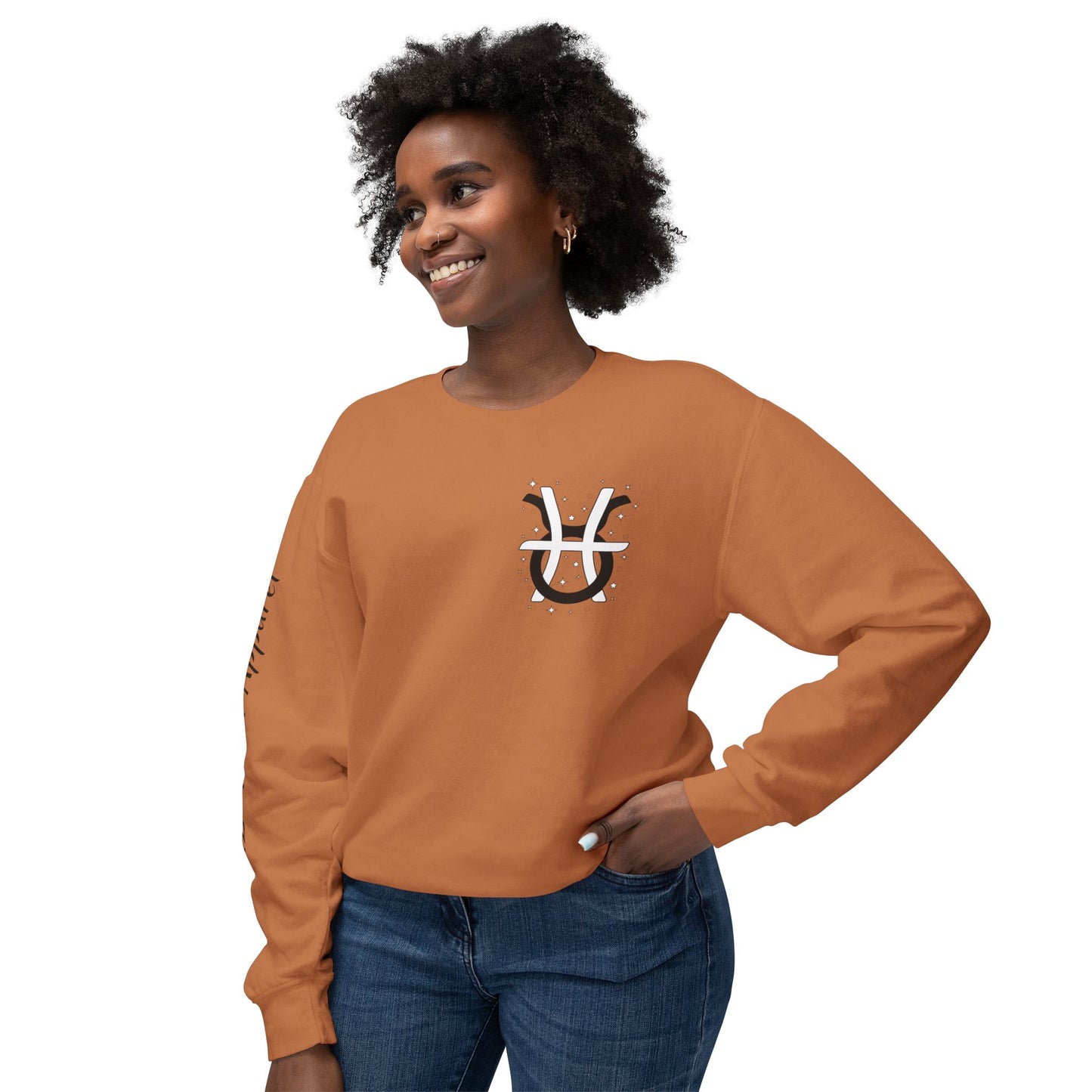 Astrology Unisex Sweatshirt - Taurus/Pisces Love Symbols