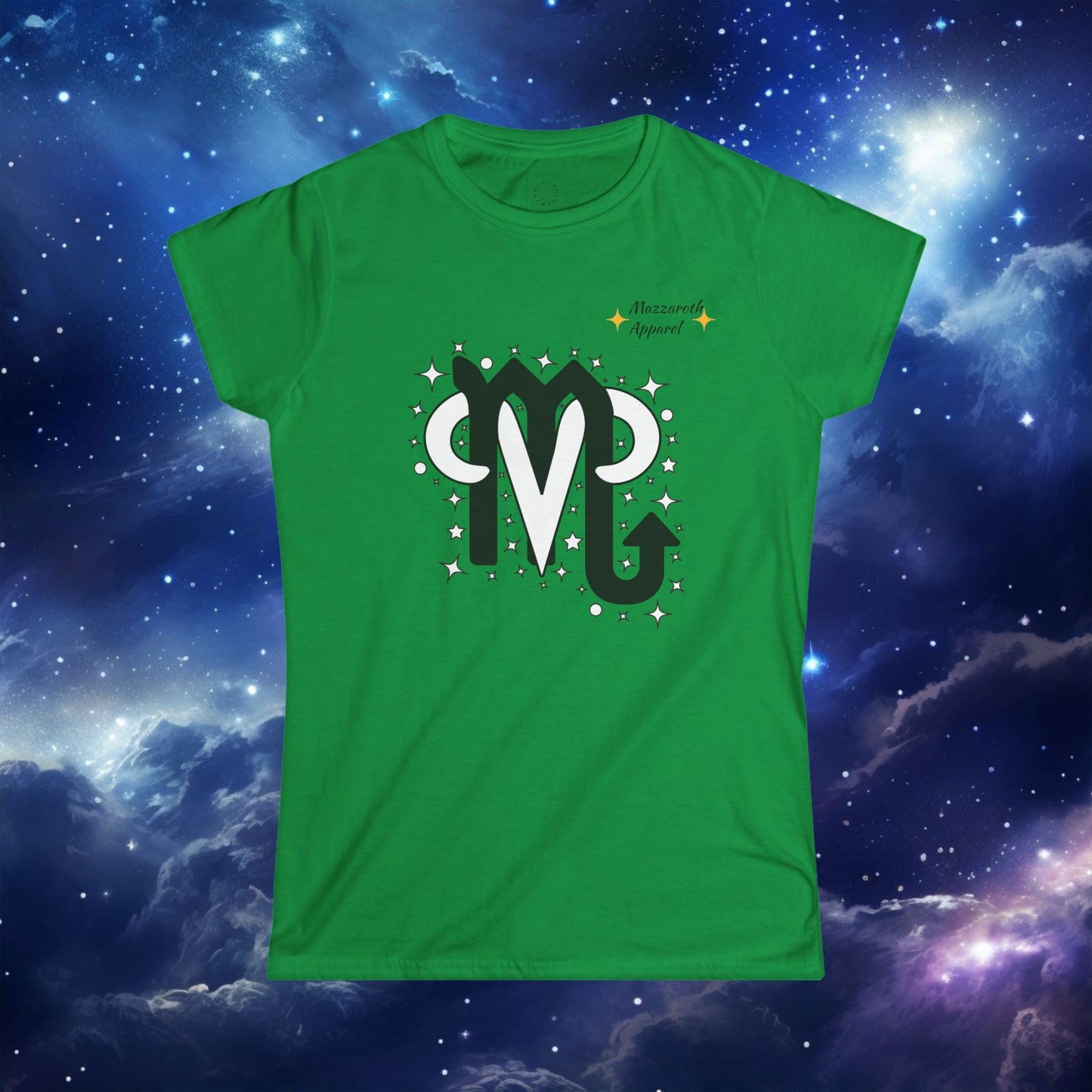 Astrology Zodiac Women's Softstyle Tee with Scorpio and Aries and Love Description