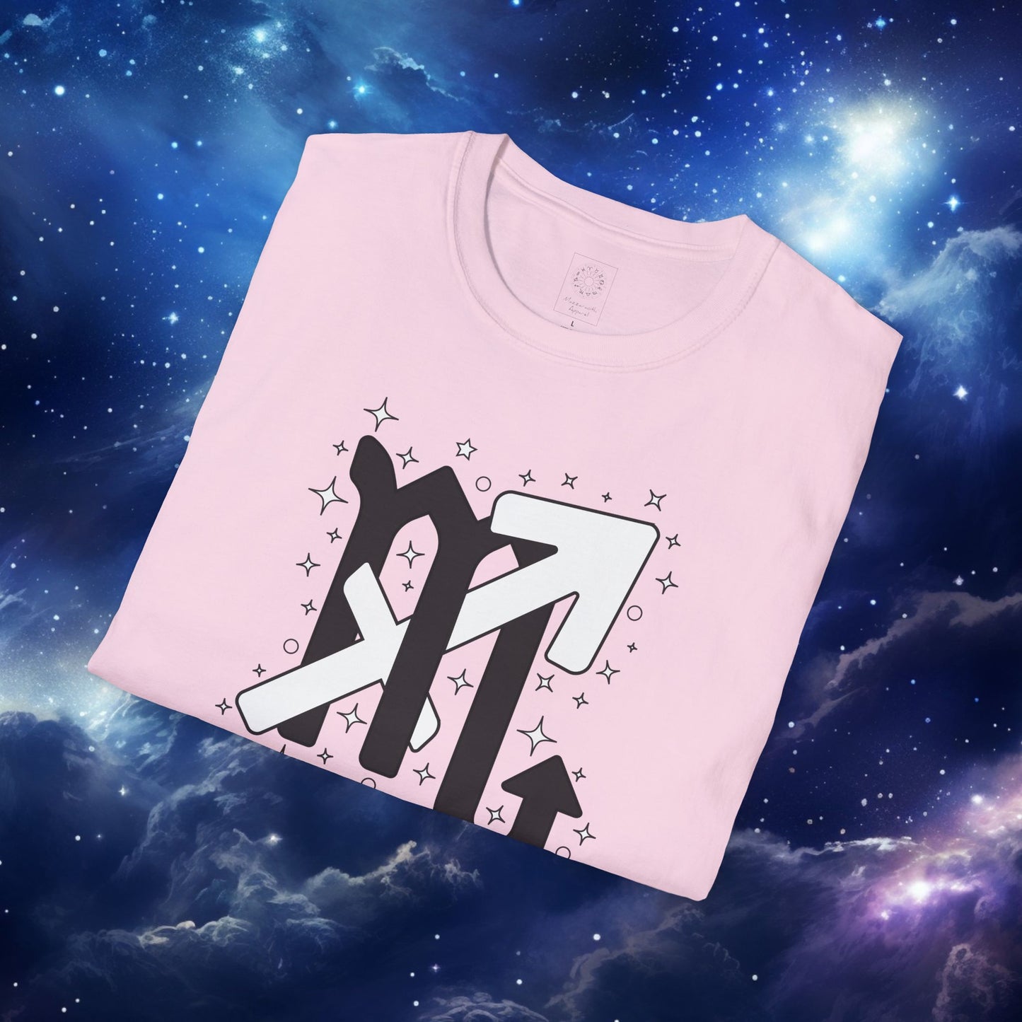 Astrology Zodiac Unisex Softstyle T-Shirt Scorpio and Sagittarius with Love Description