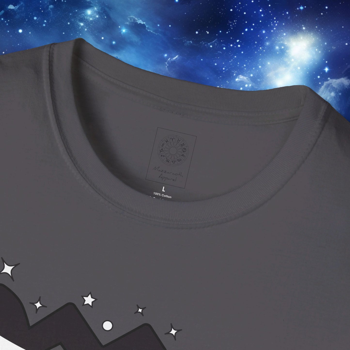 Astrology Zodiac Unisex Softstyle T-Shirt with Virgo and Gemini Symbols and Love Description