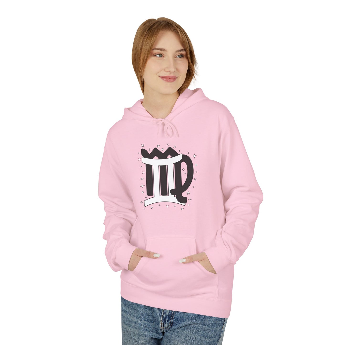 Women's Virgo and Gemini Astrology Zodiac Intertwine Hoodie with Love Description