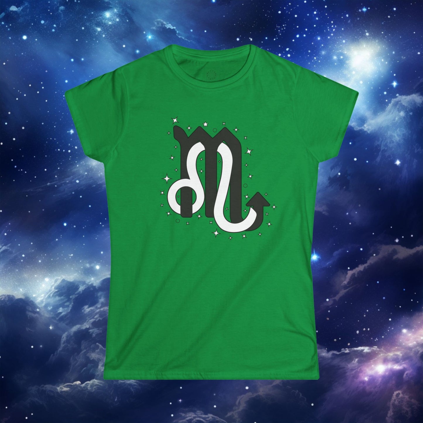 Astrology Zodiac Unisex Softstyle T-Shirt with Scorpio and Leo Symbols and Love Description