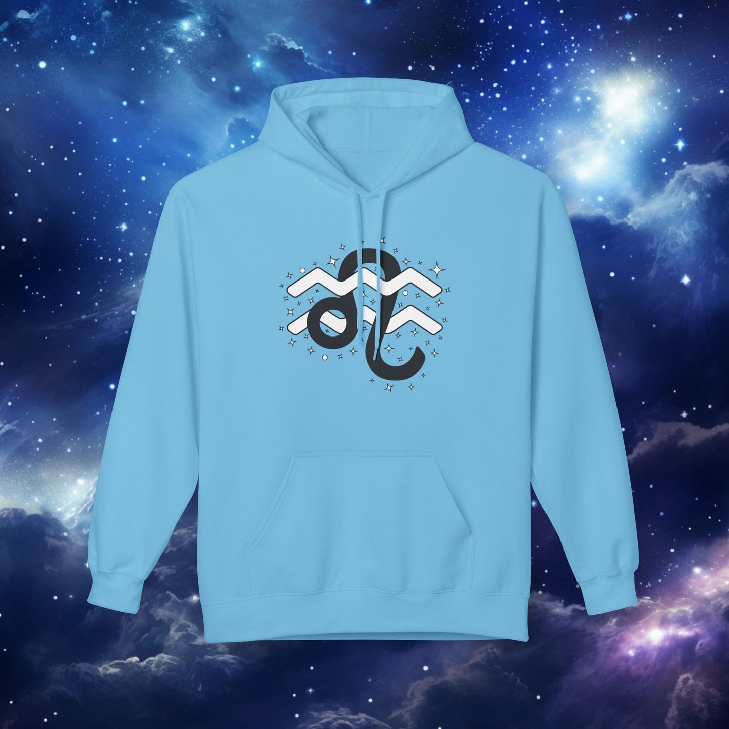 Astrology Zodiac Pairing Hoodie - Leo and Aquarius Love Description