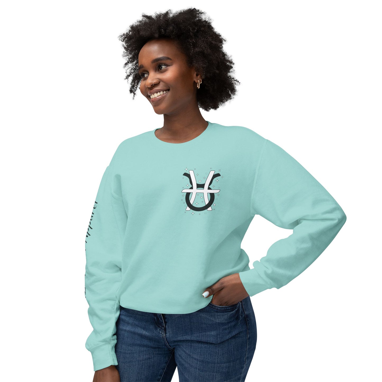 Astrology Unisex Sweatshirt - Taurus/Pisces Love Symbols