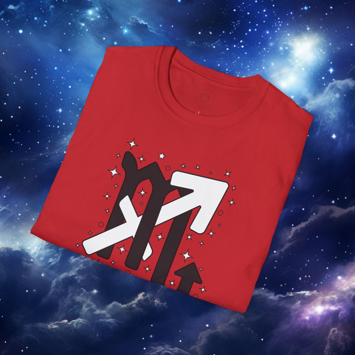 Astrology Zodiac Unisex Softstyle T-Shirt Scorpio and Sagittarius with Love Description