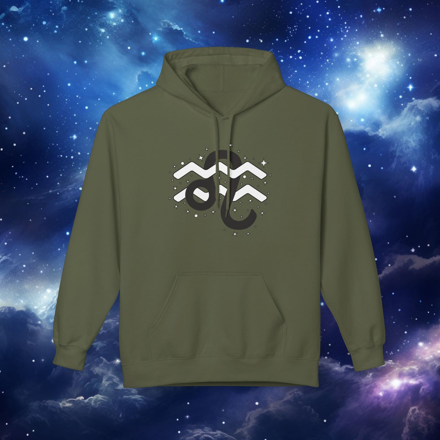 Astrology Zodiac Pairing Hoodie - Leo and Aquarius Love Description