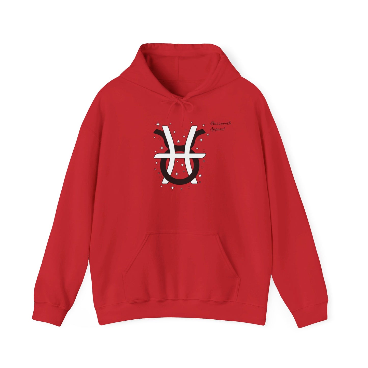 Couples Zodiac Hoodie with Taurus and Pisces Design 2
