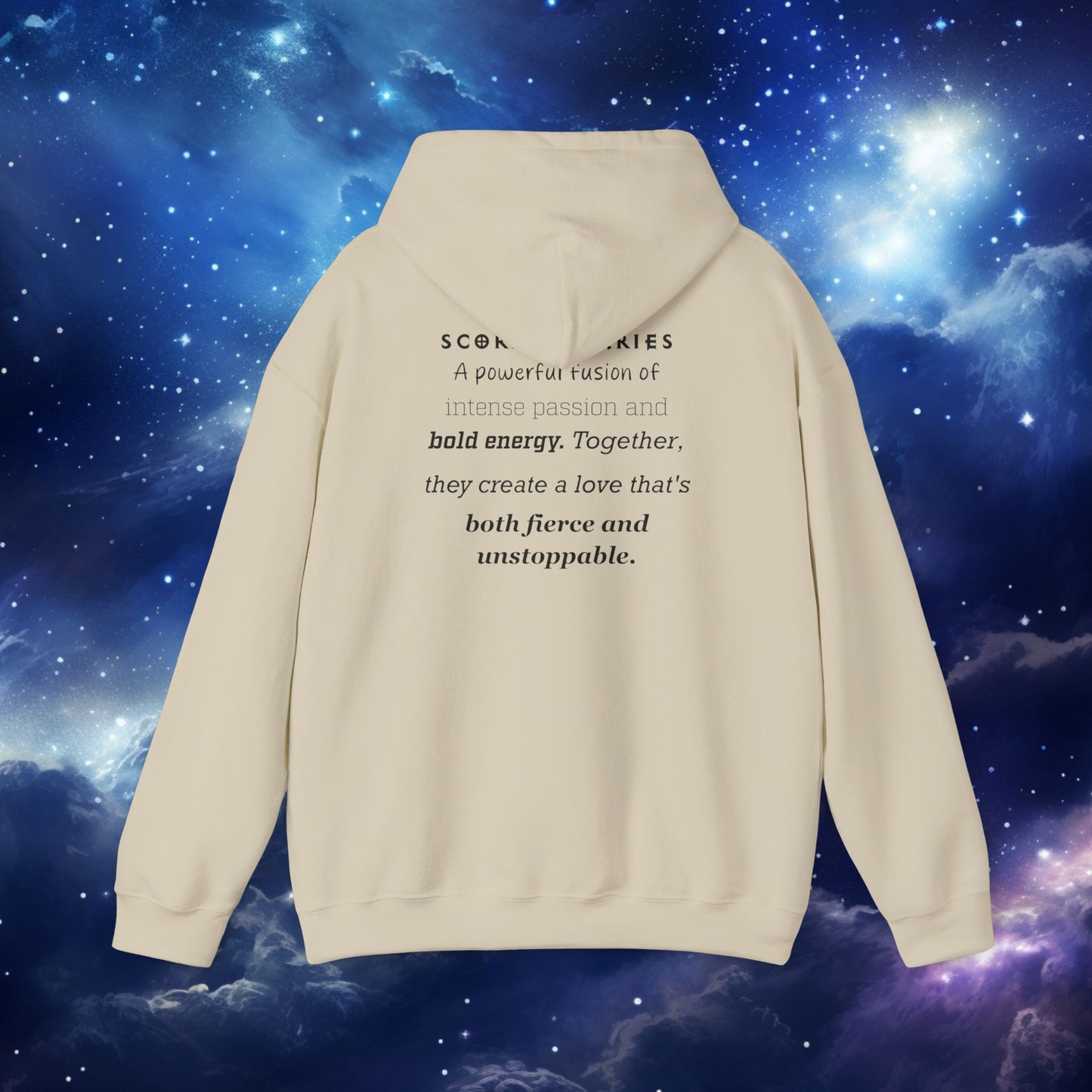 Astrology Zodiac Paring Unisex Hoodie Sweatshirt -Scorpio& Aries 2