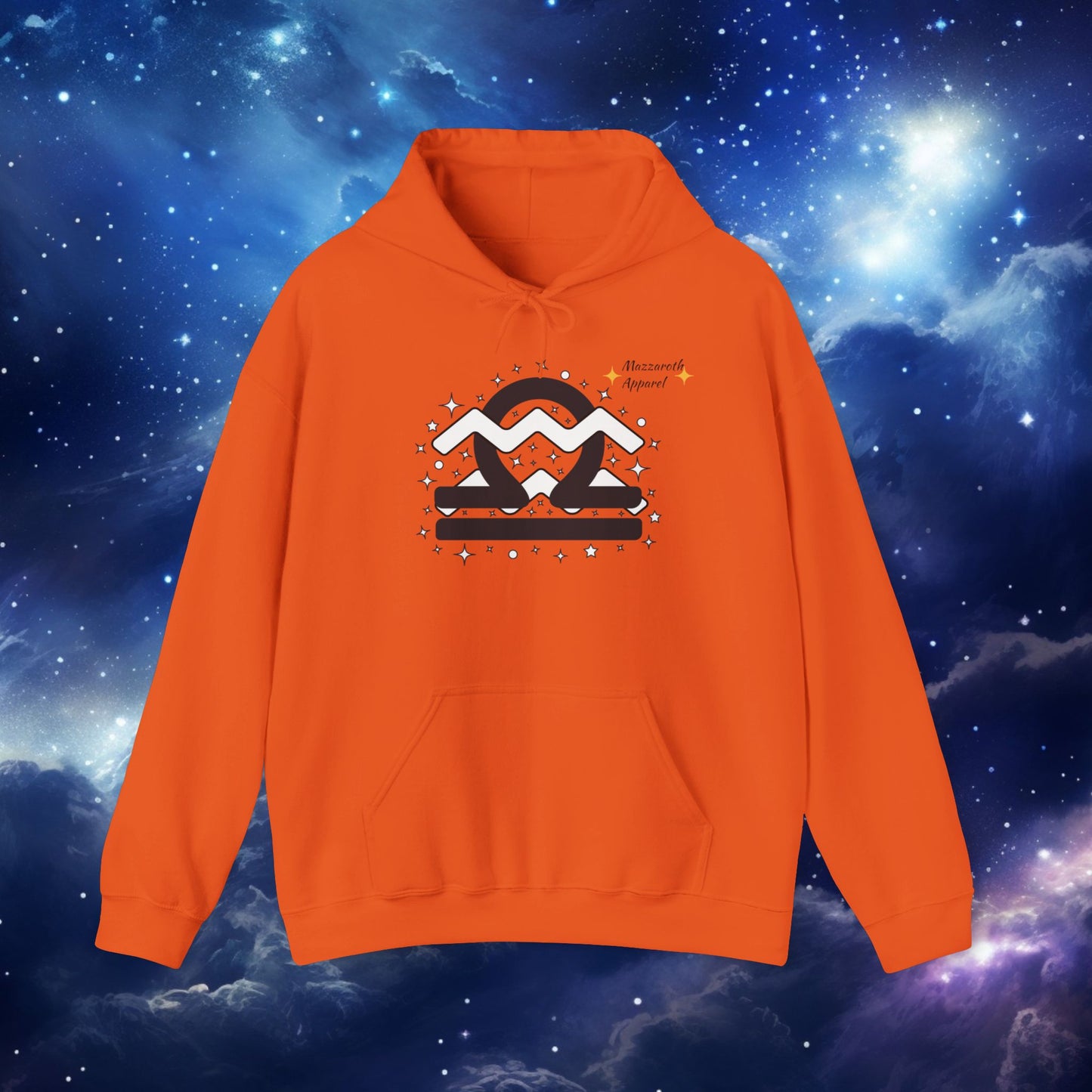 Astrology Zodiac Paring Unisex Hoodie Sweatshirt - Libra Aquarius 2