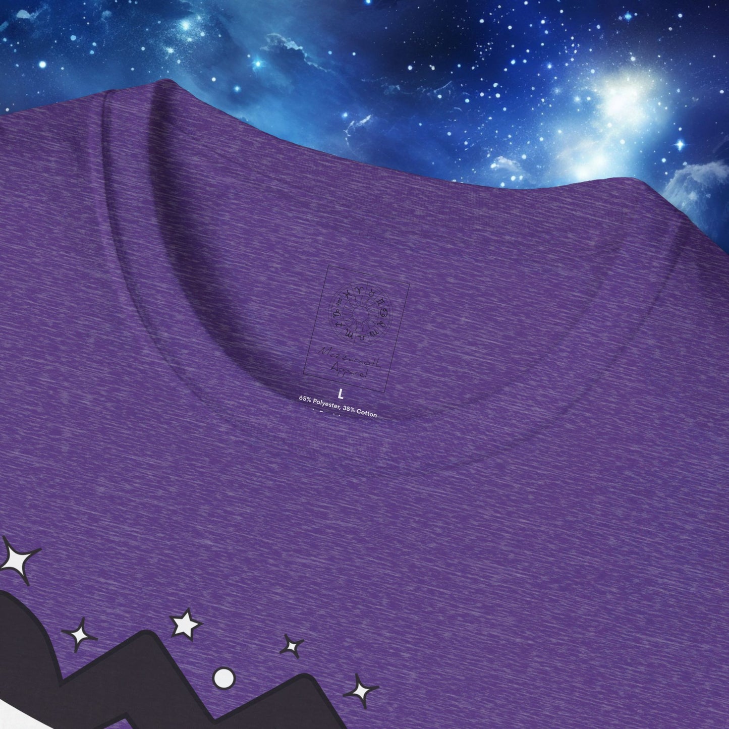Astrology Zodiac Unisex Softstyle T-Shirt with Virgo and Gemini Symbols and Love Description