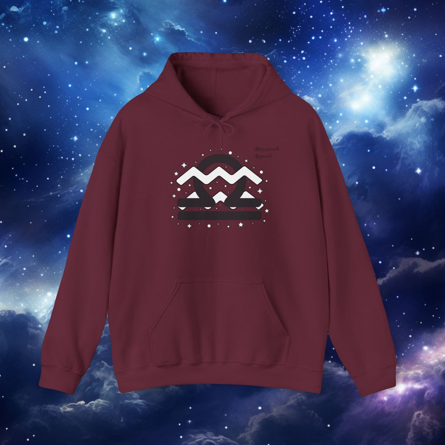 Astrology Zodiac Hoodie - Libra and Aquarius Love Description