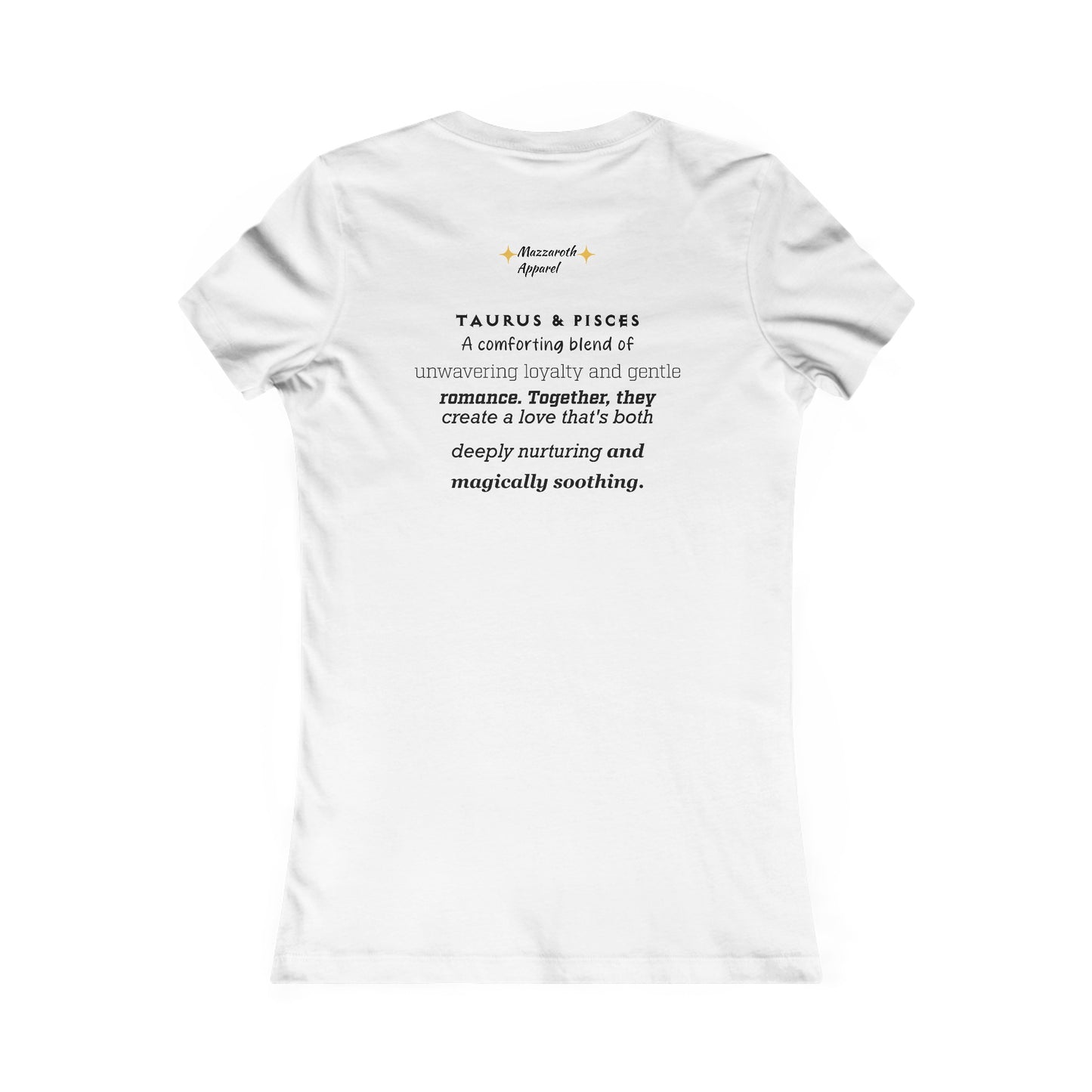 Women's Favorite Tee Taurus/Pisces Couples Shirt 2