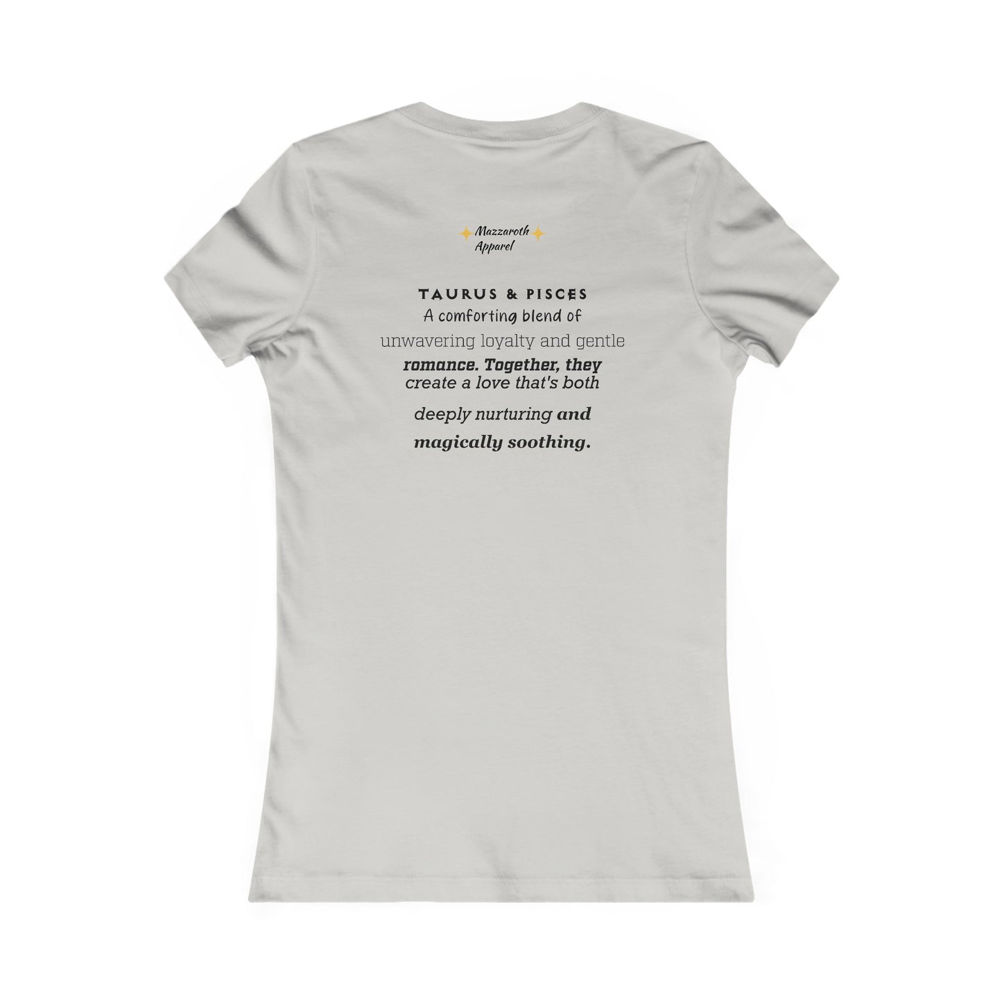 Women's Favorite Tee Taurus/Pisces Couples Shirt 2