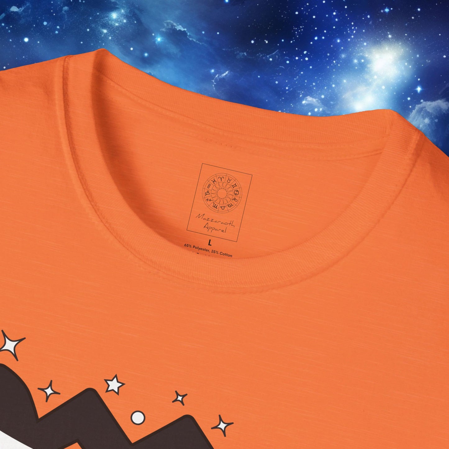 Astrology Zodiac Unisex Softstyle T-Shirt with Virgo and Gemini Symbols and Love Description