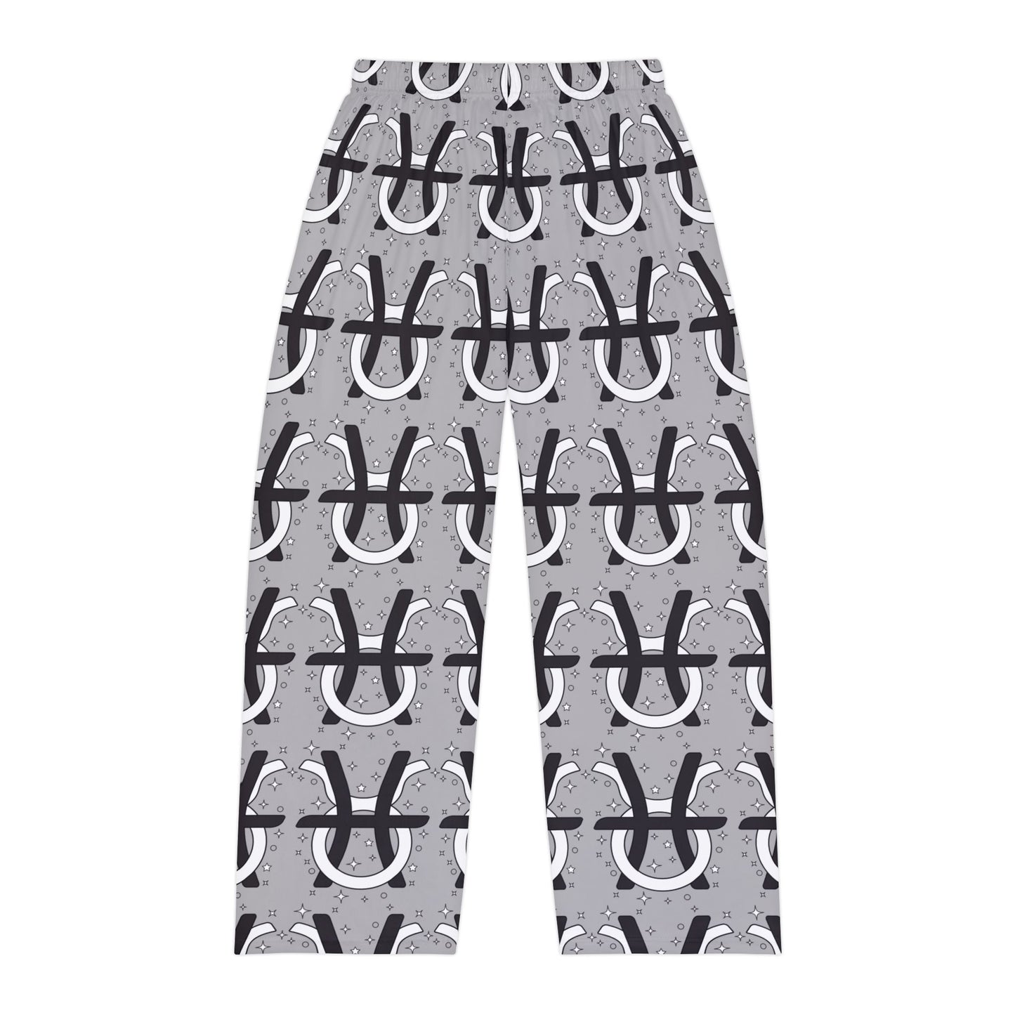 Zodiac Pajama Pants for Men - Pisces and Taurus Signs Intertwined