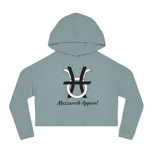 Cropped Hoodie Pisces/Taurus Love Description Sweatshirt