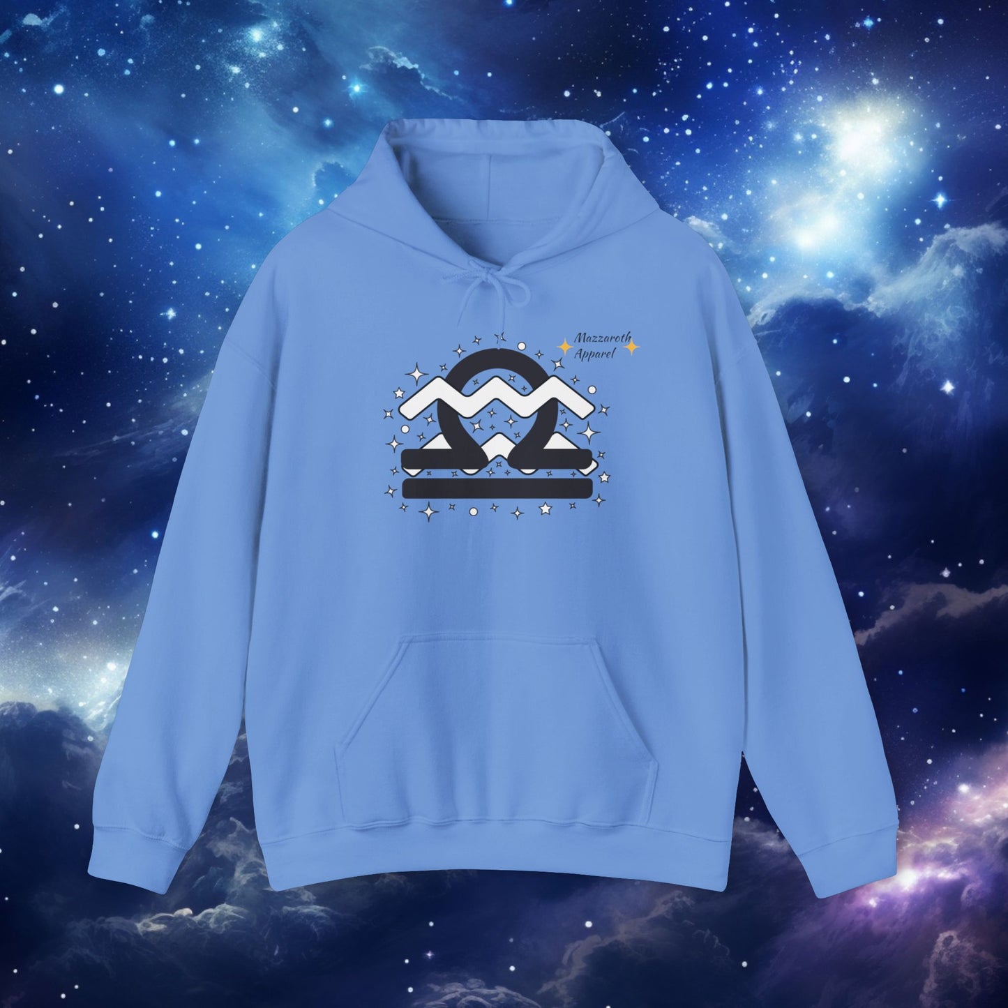 Astrology Zodiac Paring Unisex Hoodie Sweatshirt - Libra Aquarius 2
