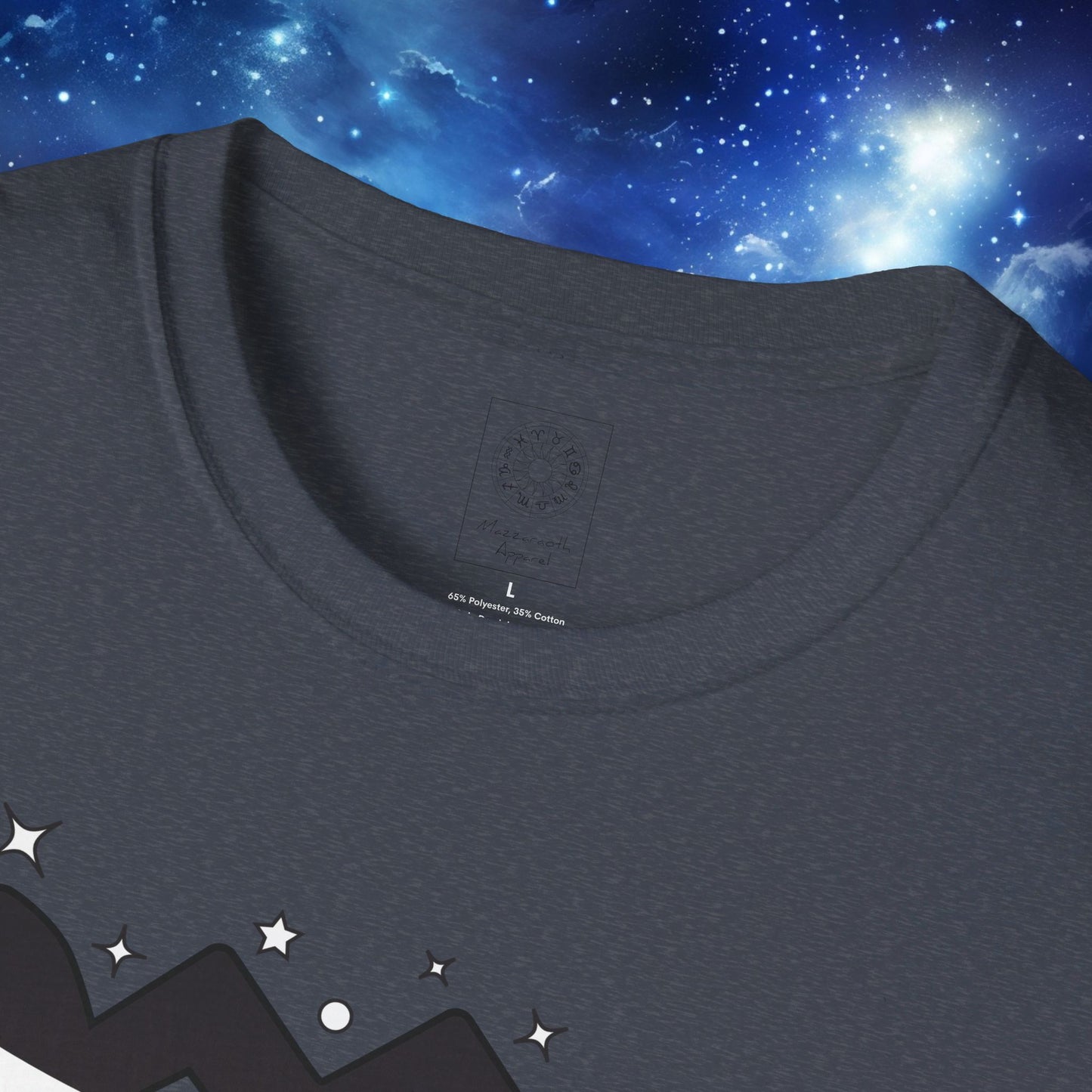 Astrology Zodiac Unisex Softstyle T-Shirt with Virgo and Gemini Symbols and Love Description