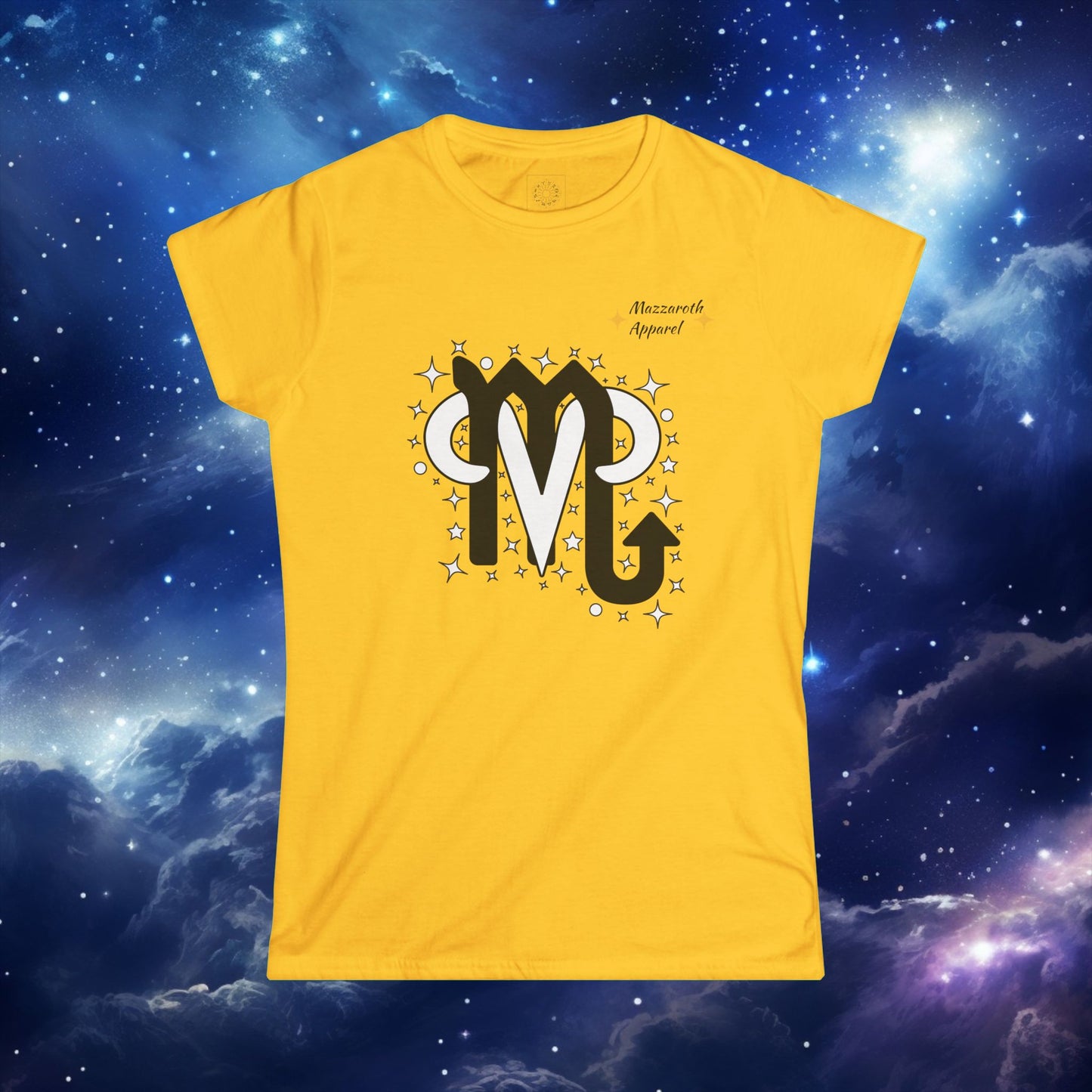 Astrology Zodiac Women's Softstyle Tee with Scorpio and Aries and Love Description