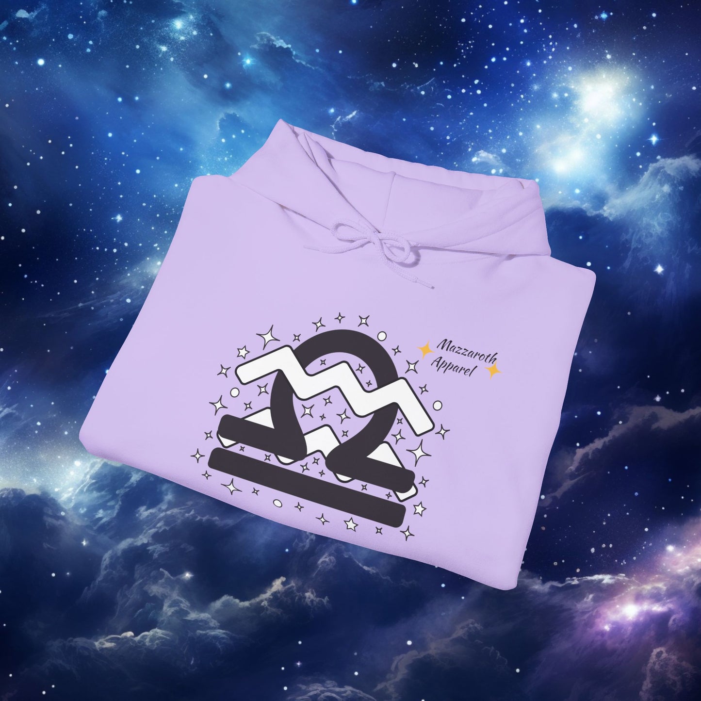 Astrology Zodiac Paring Unisex Hoodie Sweatshirt - Libra Aquarius 2