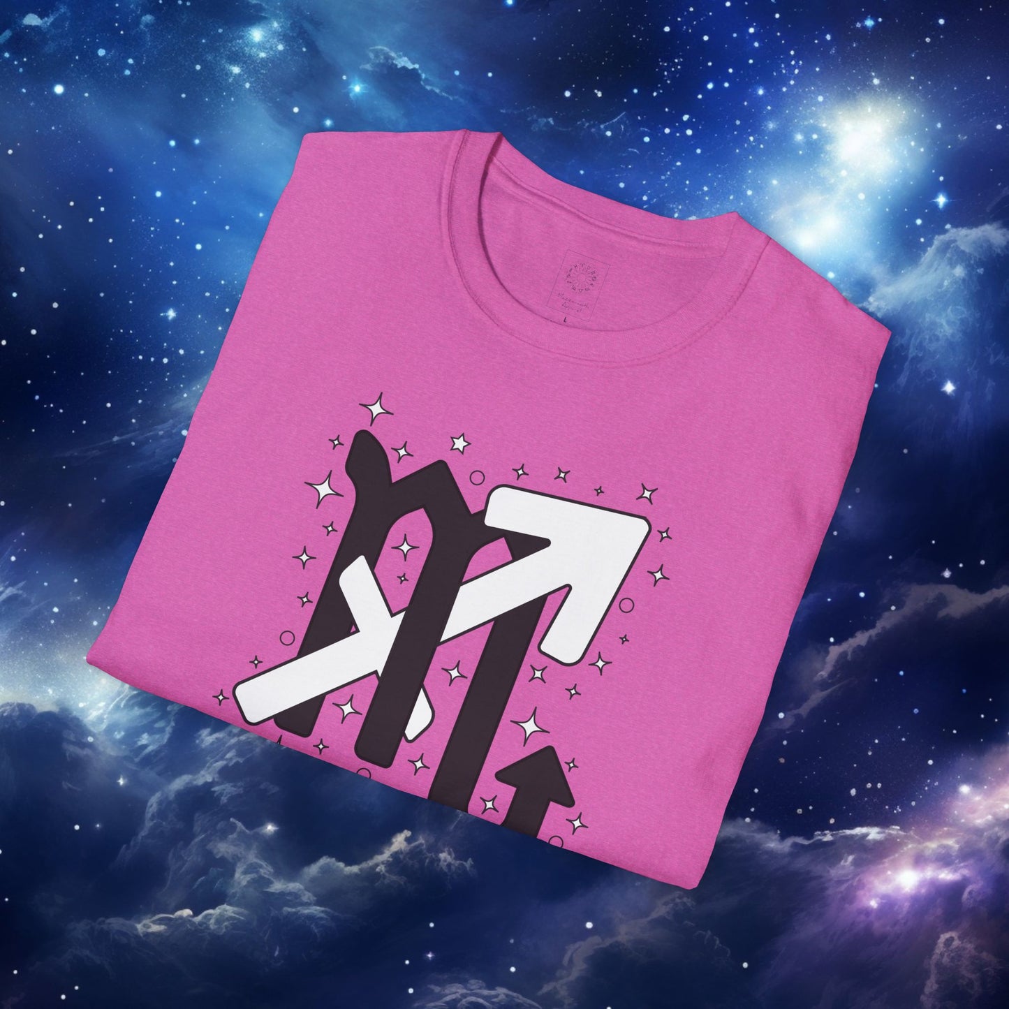 Astrology Zodiac Unisex Softstyle T-Shirt Scorpio and Sagittarius with Love Description