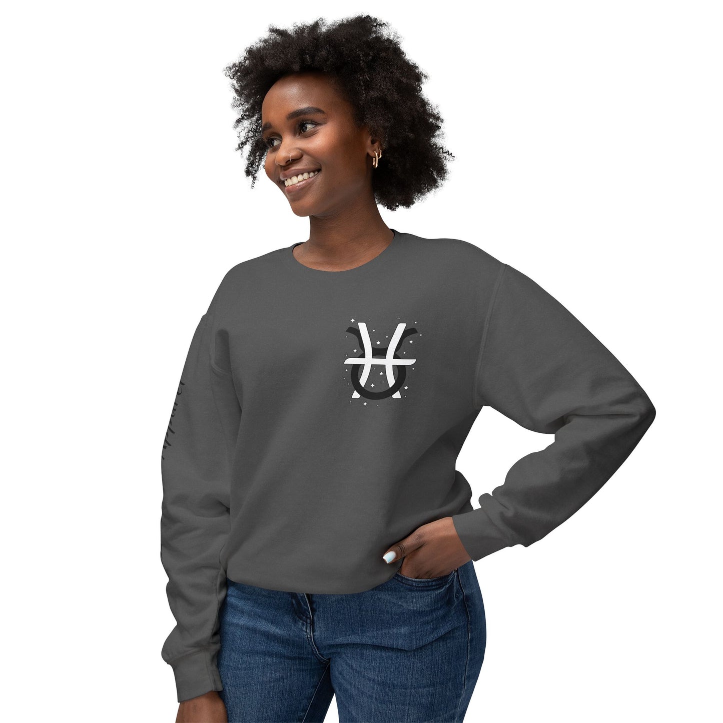 Astrology Unisex Sweatshirt - Taurus/Pisces Love Symbols