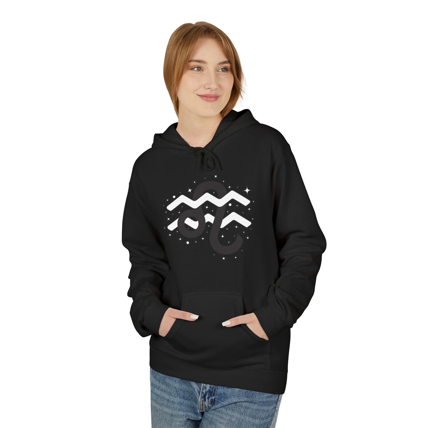 Astrology Zodiac Pairing Hoodie - Leo and Aquarius Love Description