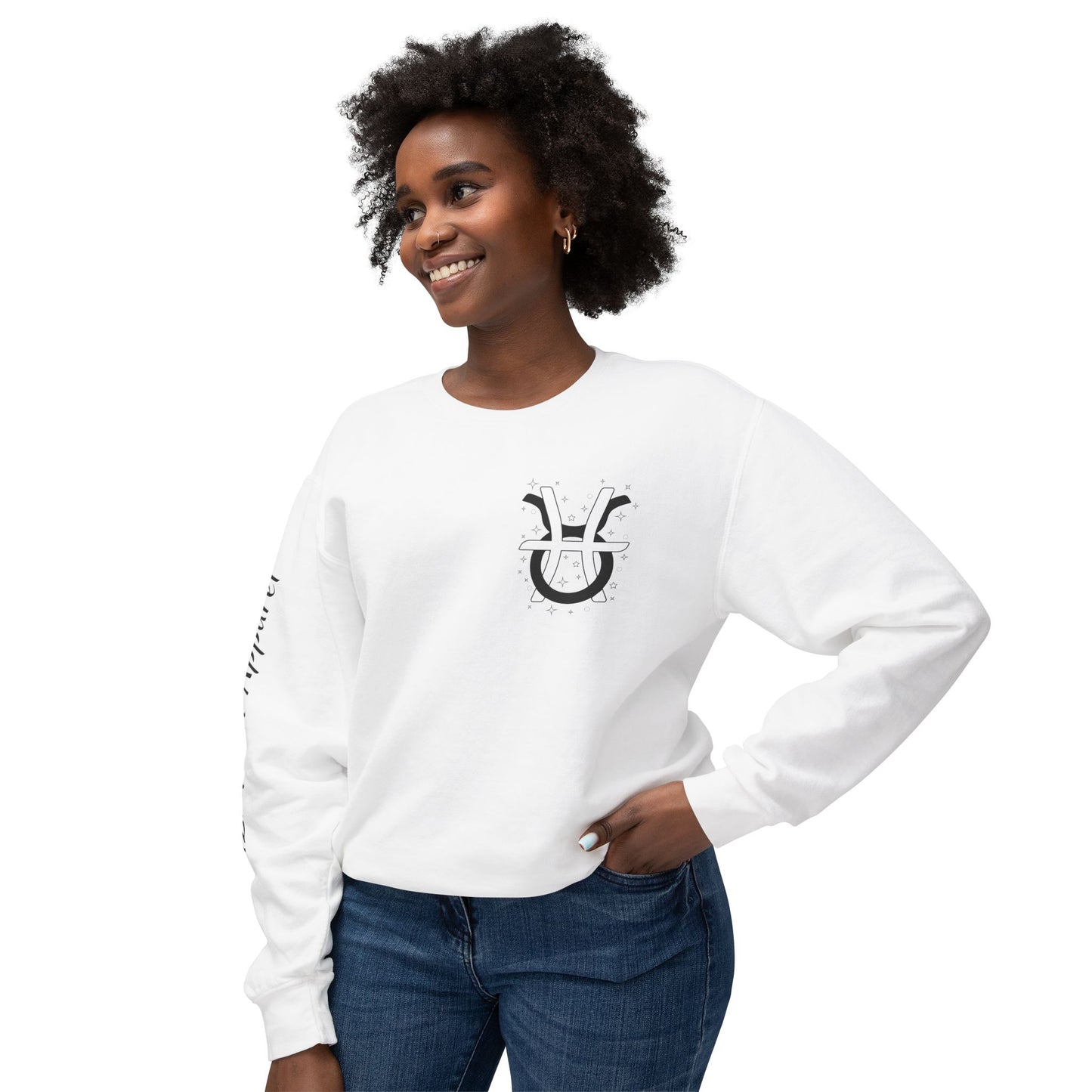 Astrology Unisex Sweatshirt - Taurus/Pisces Love Symbols