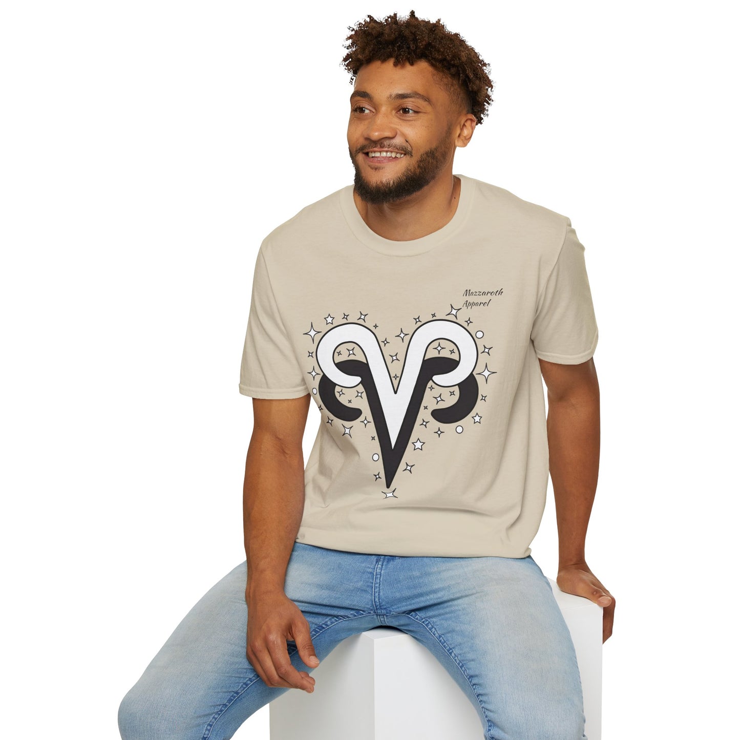 Zodiac Pairing Aries and Aries Astrology Unisex Tee with Love Description