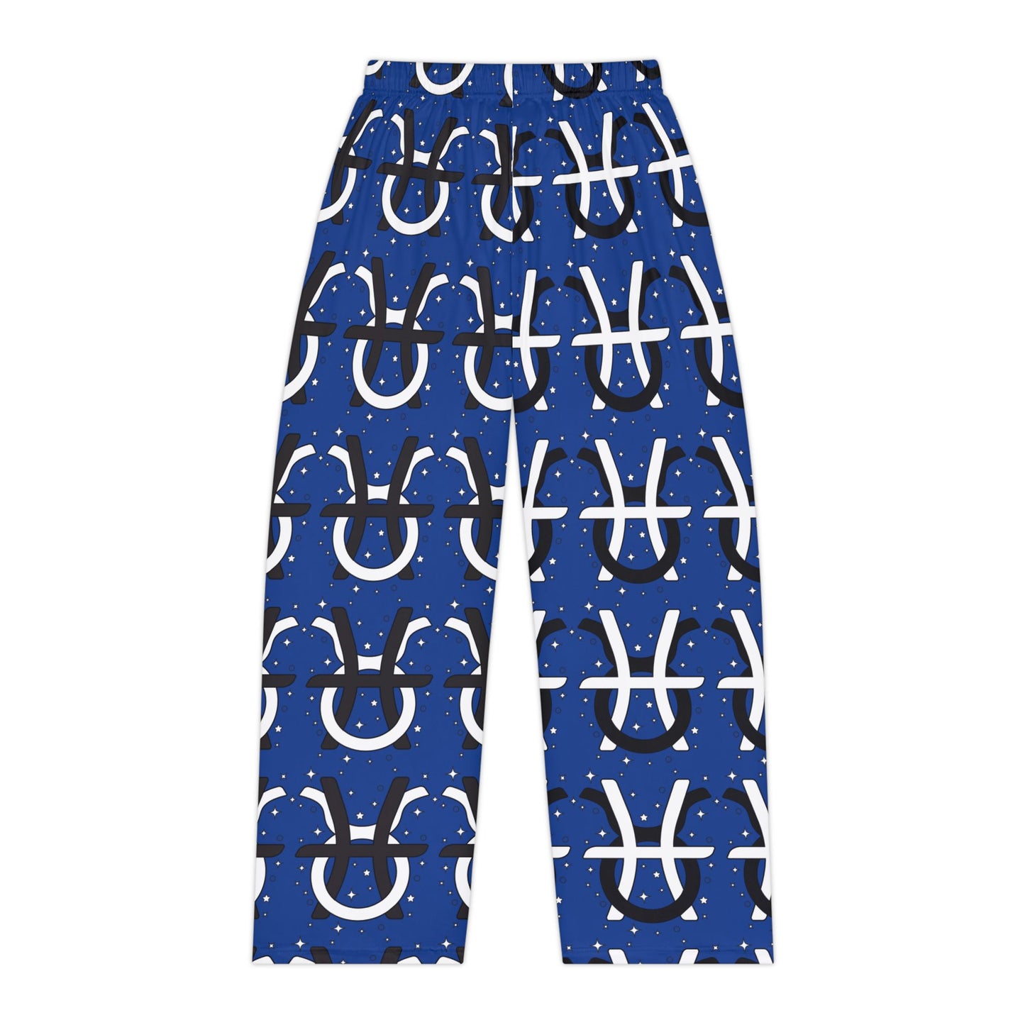 Zodiac Pajama Pants for Women - Pisces and Taurus Signs Intertwined