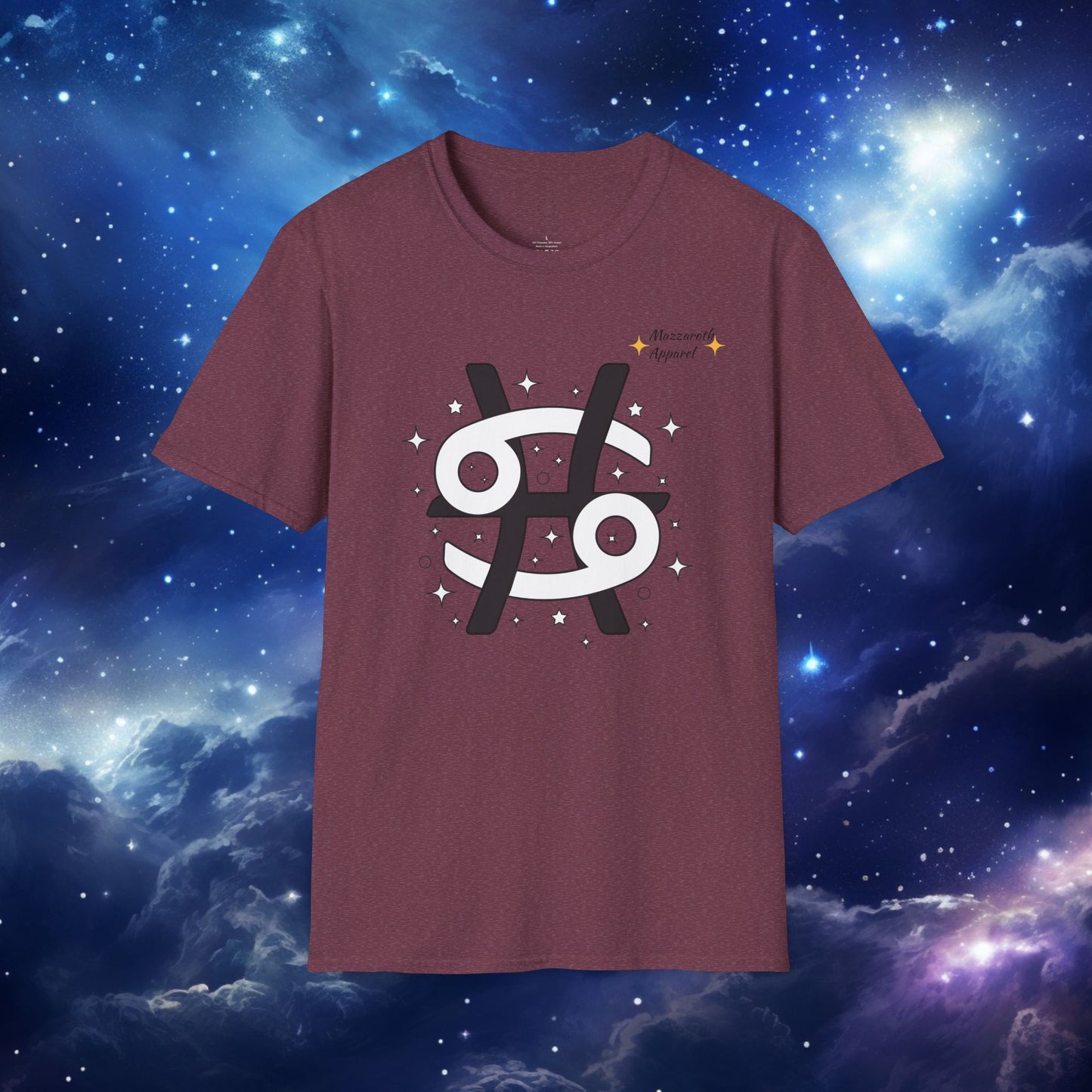 Pisces Cancer Astrology Unisex Tee, Zodiac Inspired T-shirt, Custom Personalized Tee, Sweetest Day Gift for Him