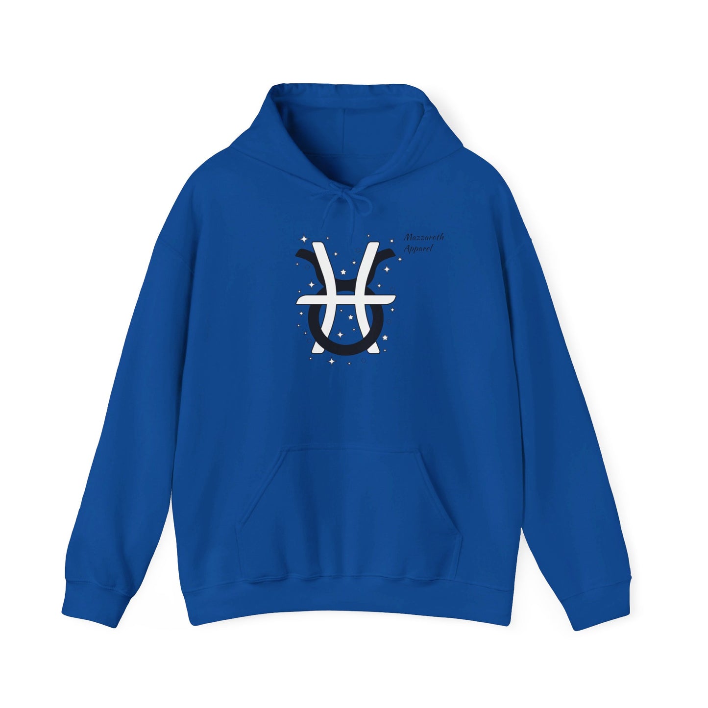 Couples Zodiac Hoodie with Taurus and Pisces Design 2