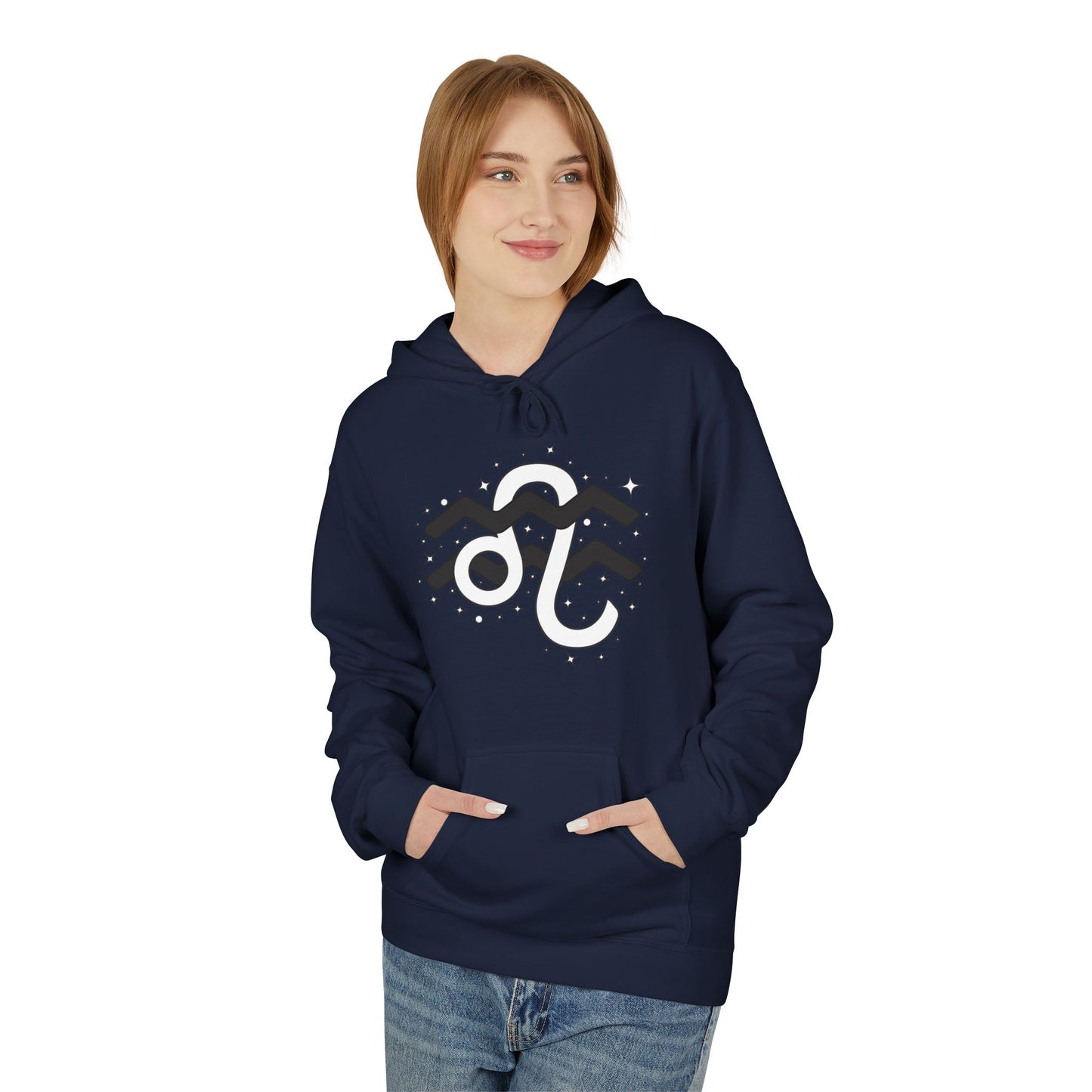 Astrology Zodiac Pairing Hoodie - Aquarius and Leo Love Description