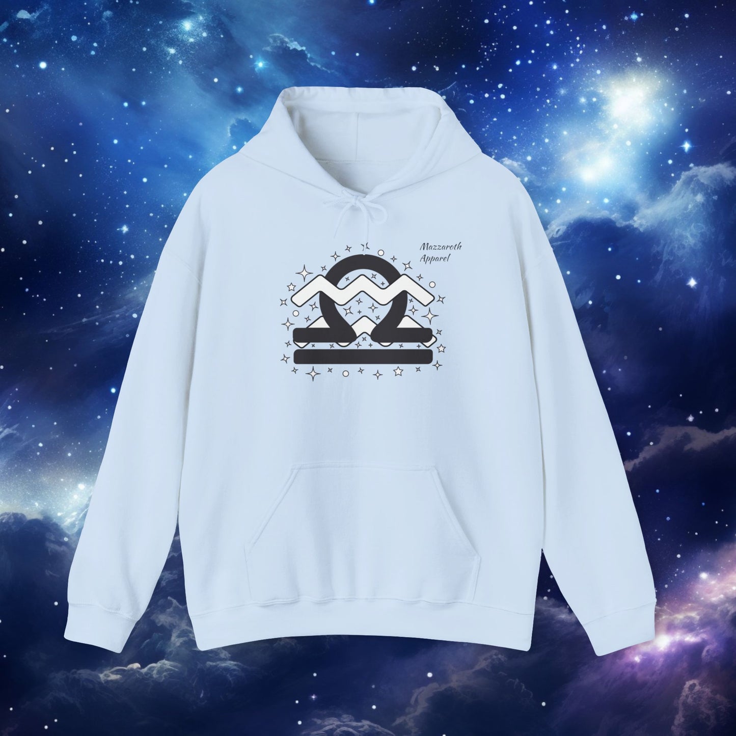 Astrology Zodiac Hoodie - Libra and Aquarius Love Description