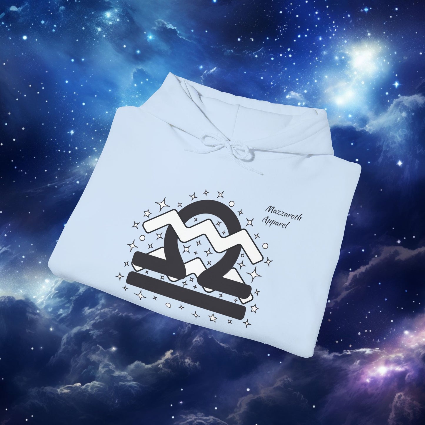 Astrology Zodiac Hoodie - Libra and Aquarius Love Description