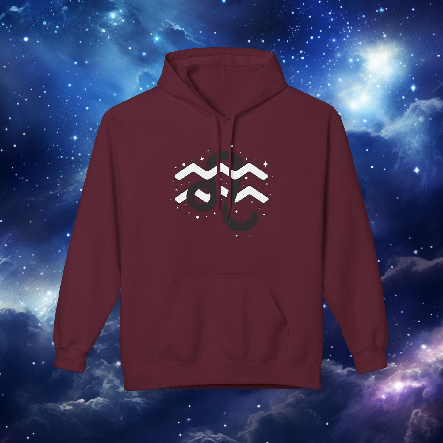 Astrology Zodiac Pairing Hoodie - Leo and Aquarius Love Description