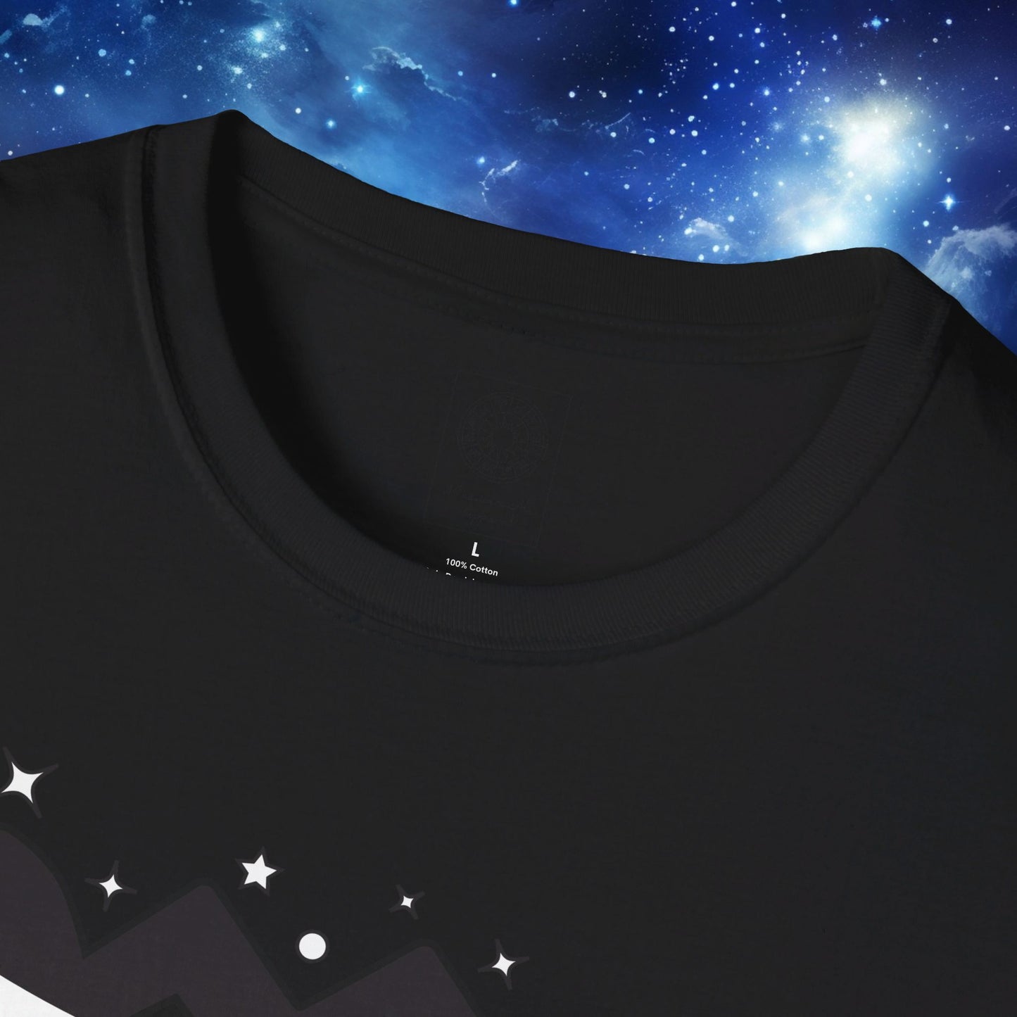 Astrology Zodiac Unisex Softstyle T-Shirt with Virgo and Gemini Symbols and Love Description