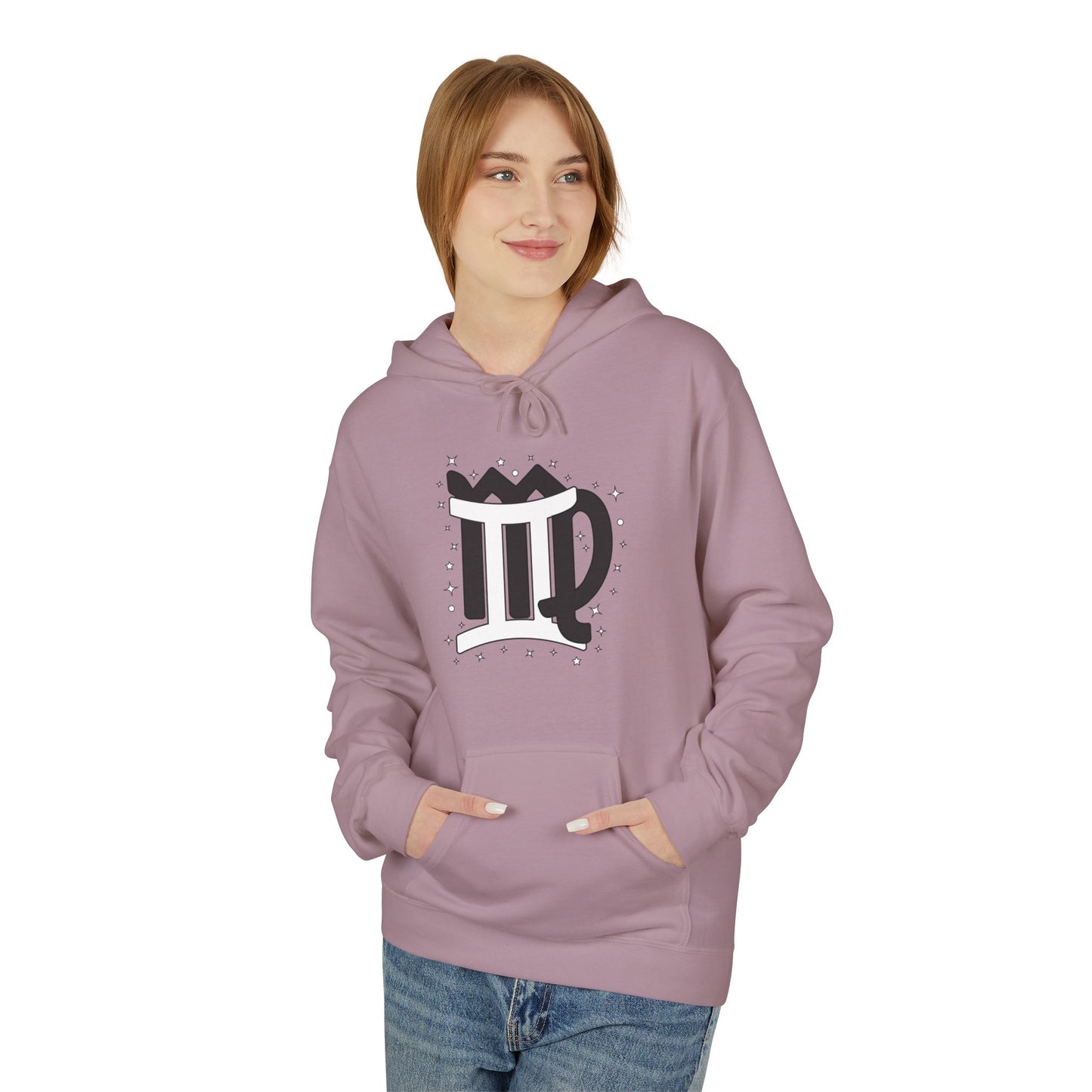 Women's Virgo and Gemini Astrology Zodiac Intertwine Hoodie with Love Description